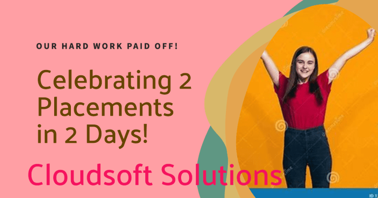 Cloudsoft Solutions 2 Placements