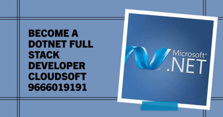 .Net full stack developer