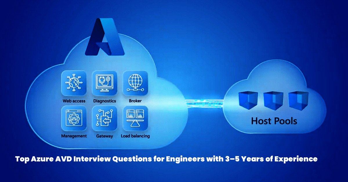 Top Azure AVD Interview Questions for Engineerswith 3 to 5Year sof Experience