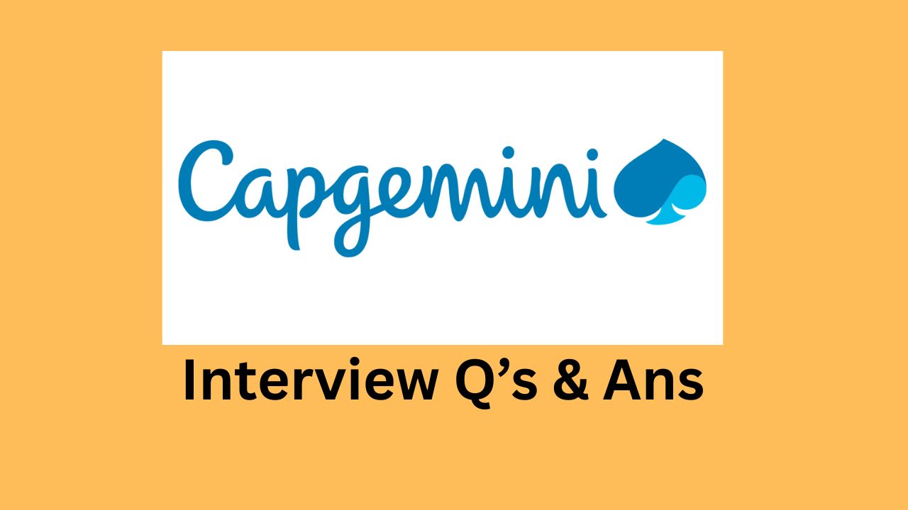 Capgemini Interview Q and A