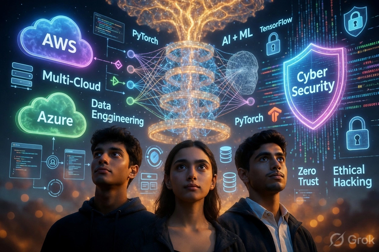 HORIZON — Multi-Cloud Data Engineering + AI + Cyber Security — course in Hyderabad · Cloud Soft Solutions