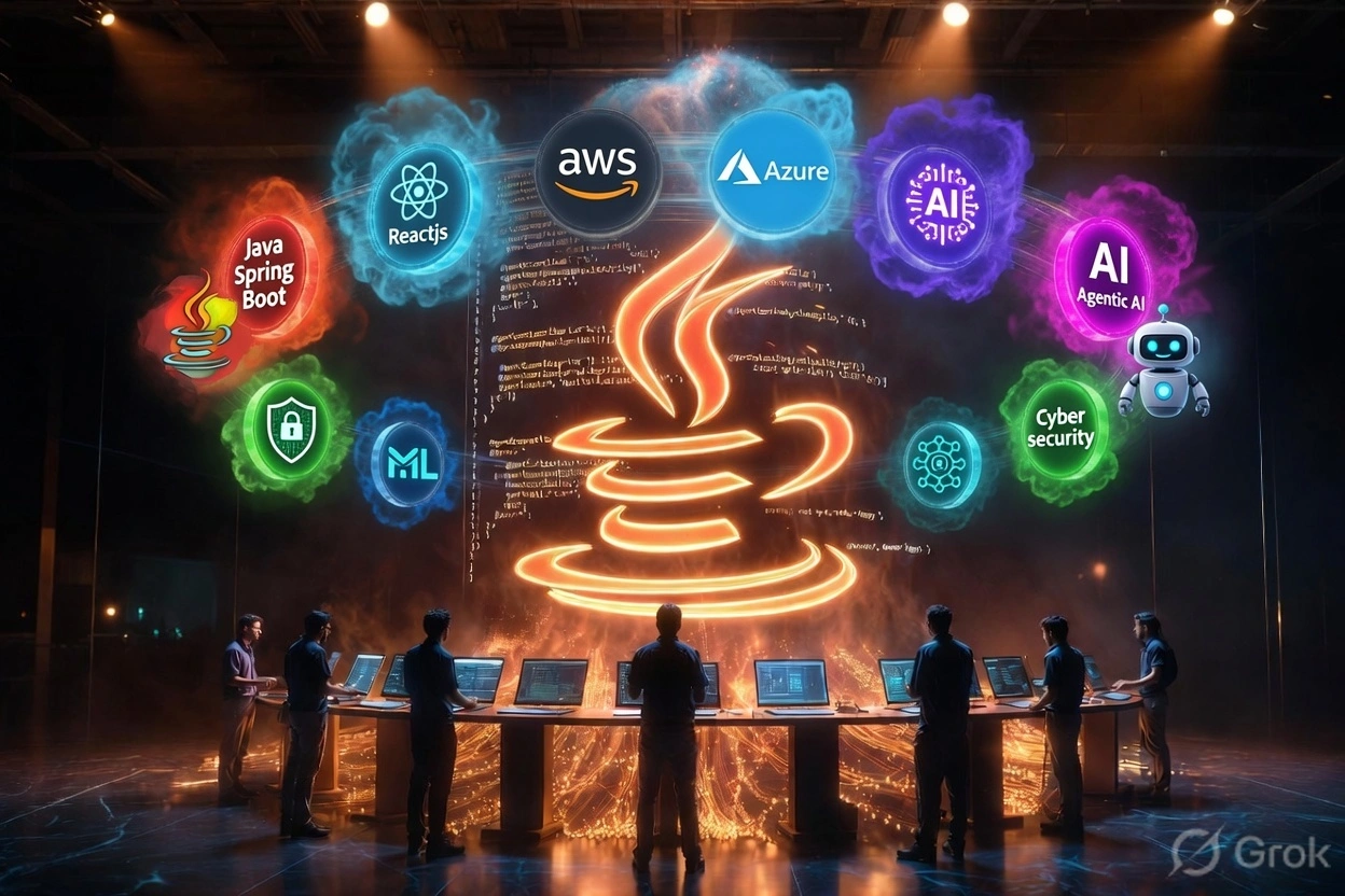 ASCEND — Java Full Stack + AI + Multi-Cloud + Cyber Security — course in Hyderabad · Cloud Soft Solutions