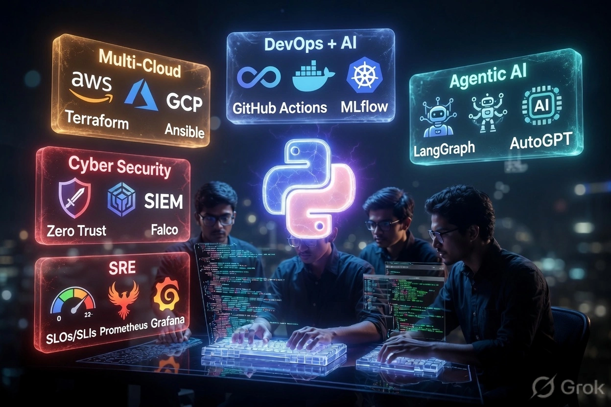 NEXUS — Multi-Cloud DevOps + AI + Cyber Security — course in Hyderabad · Cloud Soft Solutions