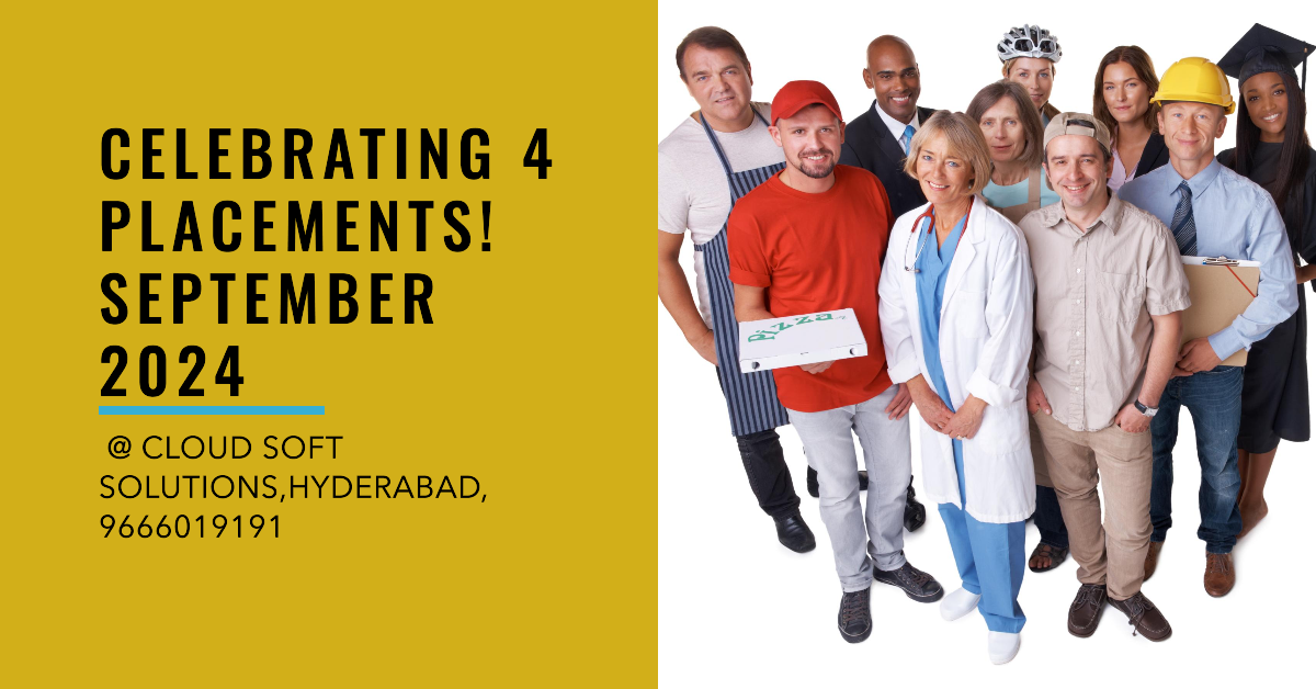 Cloudsoft Got 4 placements in September 2024