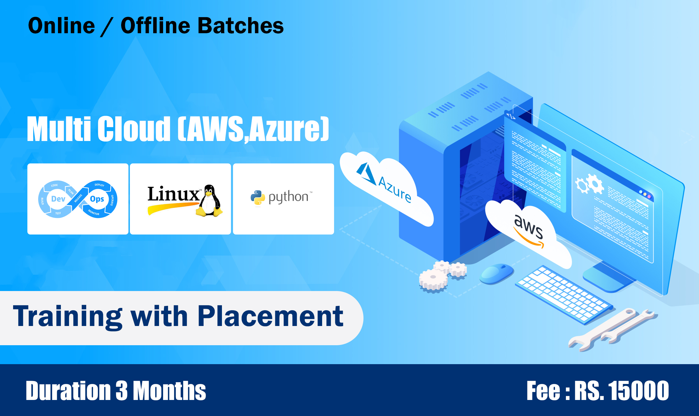 AWS, Azure, DevOps, Linux, Python live demo session at Cloudsoft Hyderabad
