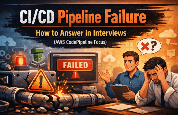 CI/CD Pipeline Failure – How to Answer in Interviews (AWS CodePipeline Focus)