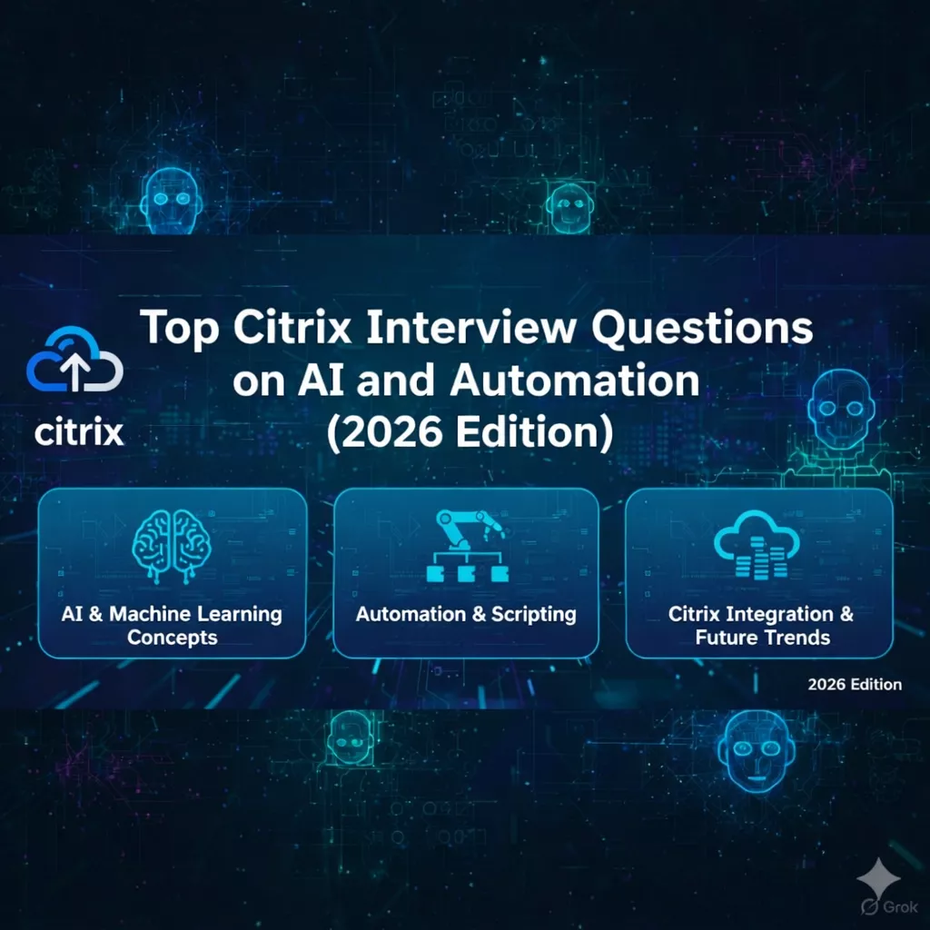Top Citrix Interview Questions on AI and Automation (2026 Edition)