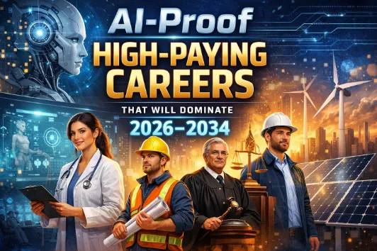 AI-Proof High-Paying Careers That Will Dominate 2026–2034