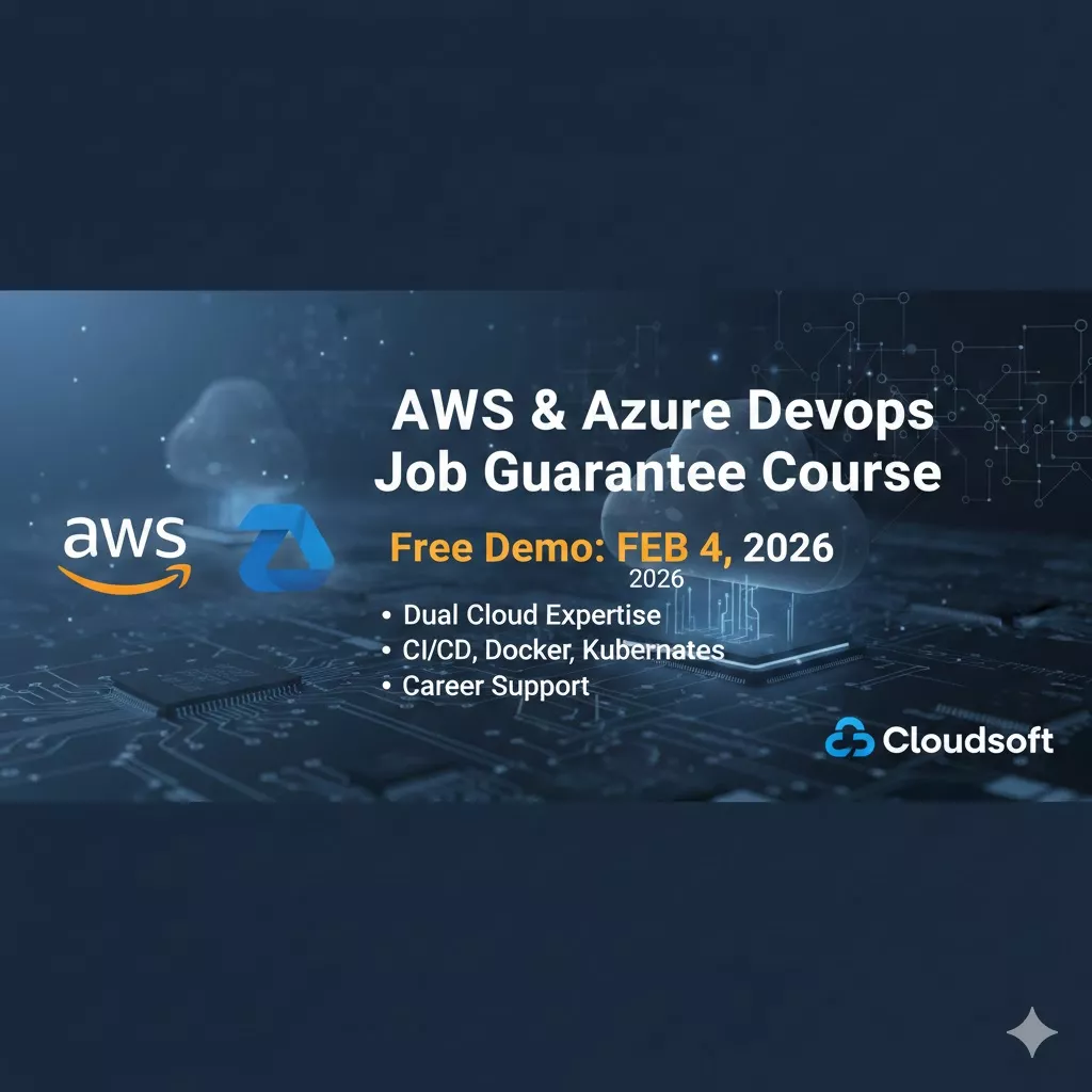AWS &amp; Azure DevOps Job Guarantee Course | Free Demo Feb 4 – Cloudsoft