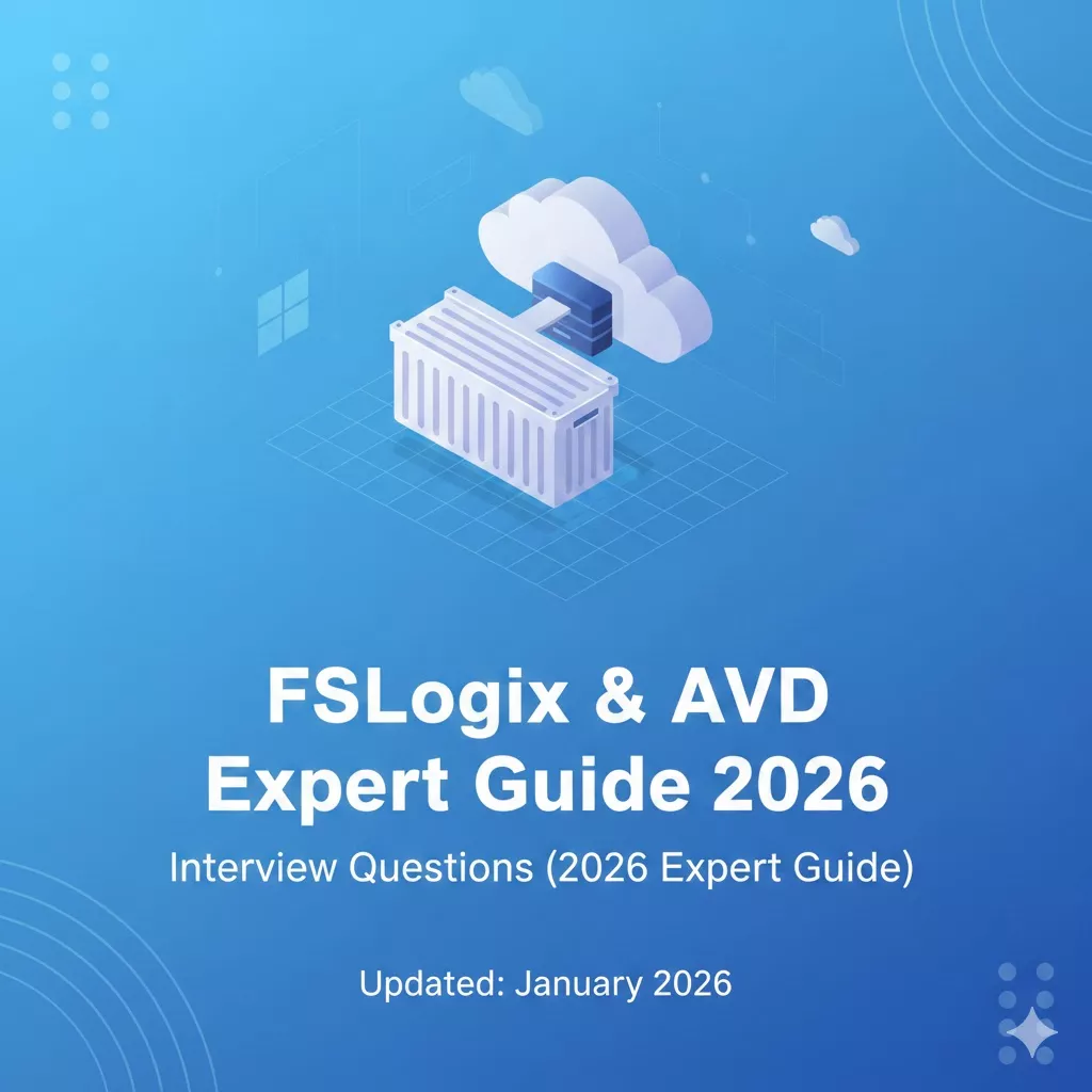 FSLogix with Azure AVD Interview Questions (2026 Expert Guide)