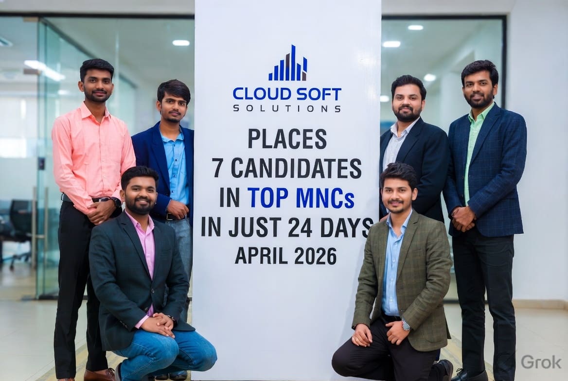Cloudsoft Solutions — 7 Placements in 24 Days at Top MNCs, April 2026