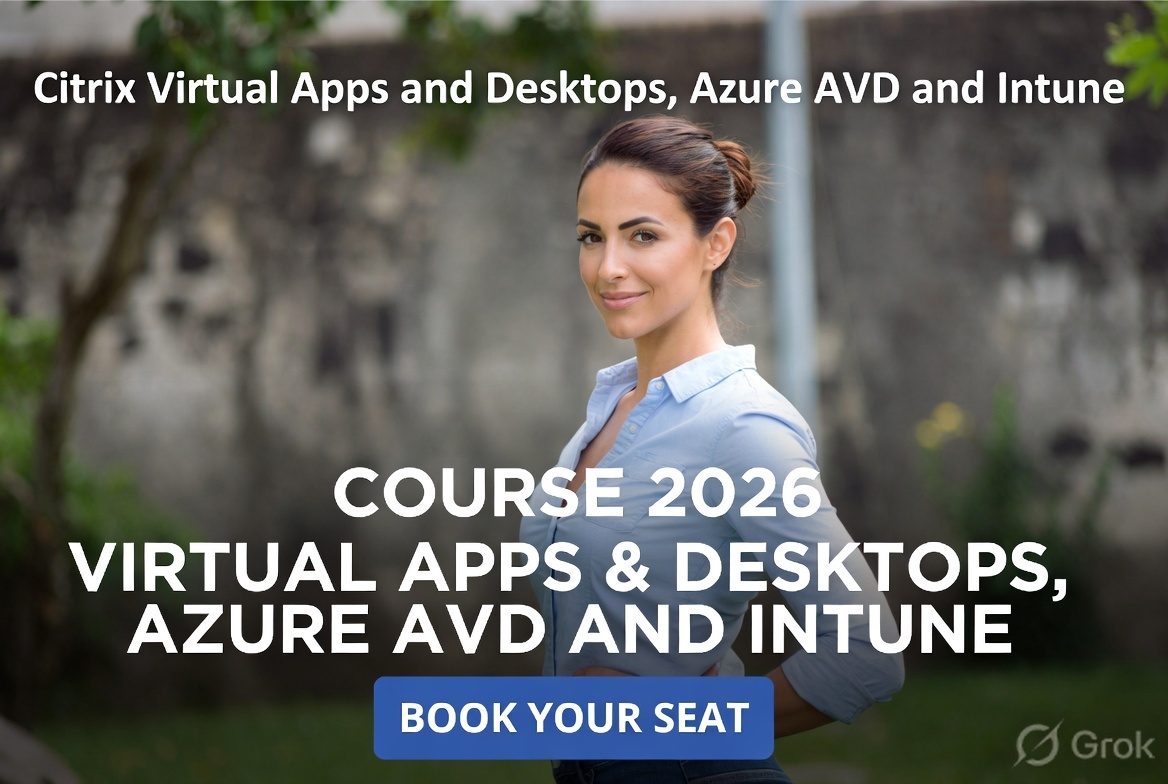 Citrix Virtual Apps and Desktops, Citrix PVS, NetScaler, Azure AVD, Microsoft Intune Training 2026 — Cloudsoft Solutions