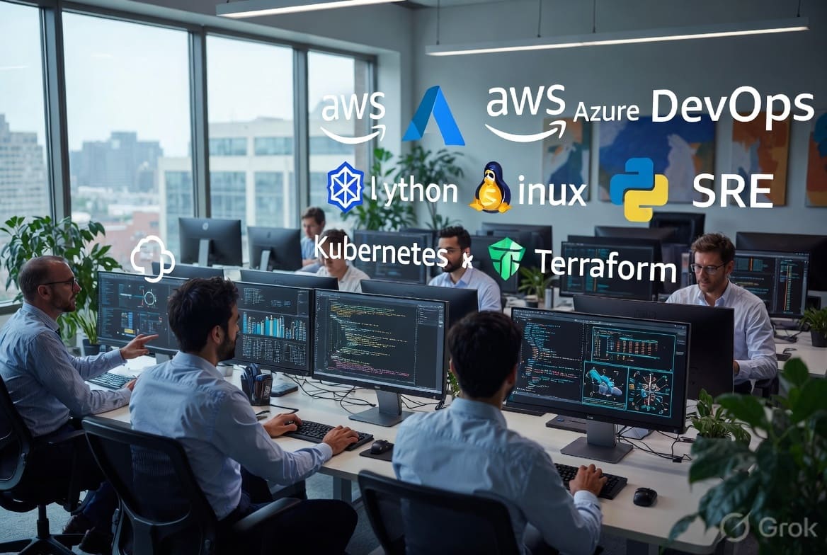 Multi-Cloud DevOps 2026 — AWS, Azure, Kubernetes, Terraform, Python, Linux, SRE training by Cloudsoft