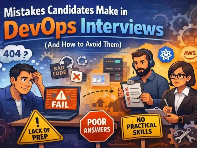 Mistakes Candidates Make in DevOps Interviews (And How to Avoid Them)