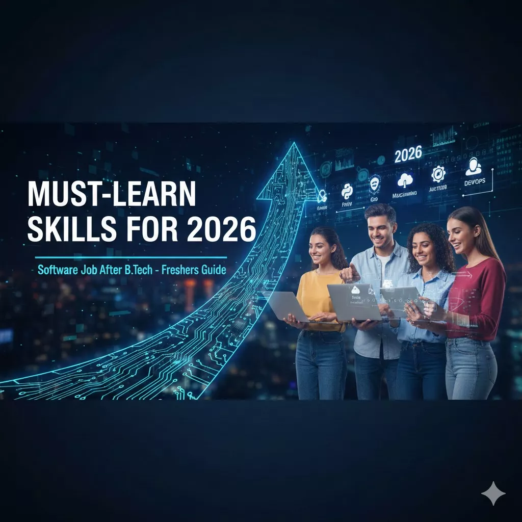 Must-Learn Skills for 2026 to Get Software Job After B.Tech – Freshers Guide
