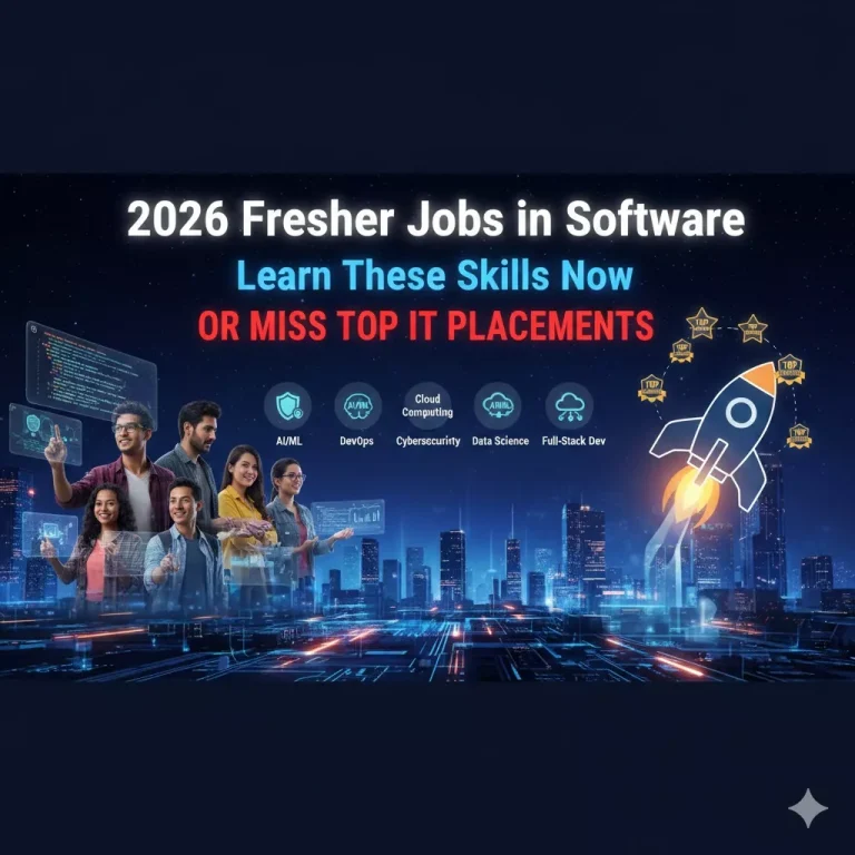 2026 Fresher Jobs in Software: Learn These Skills Now or Miss Top IT Placements