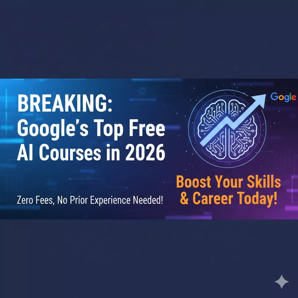 BREAKING: Google's Top Free AI Courses in 2026 – Zero Fees, No Prior Experience Needed! Boost Your Skills & Career Today